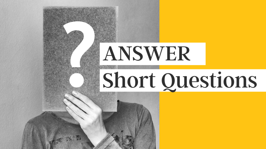 pte answer short questions speaking