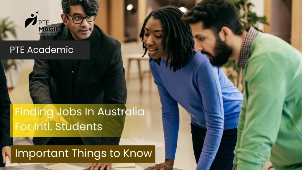 Finding Jobs In Australia For Intl. Students