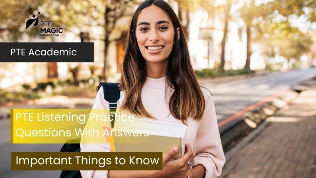 PTE Listening Practice Questions With Answers