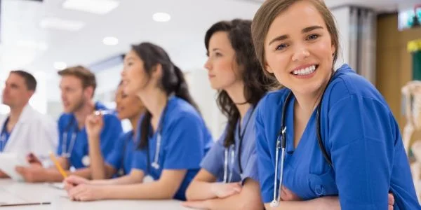 students studying nursing degree programs