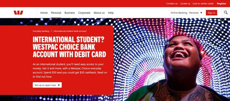 Westpac Bank - Choice account