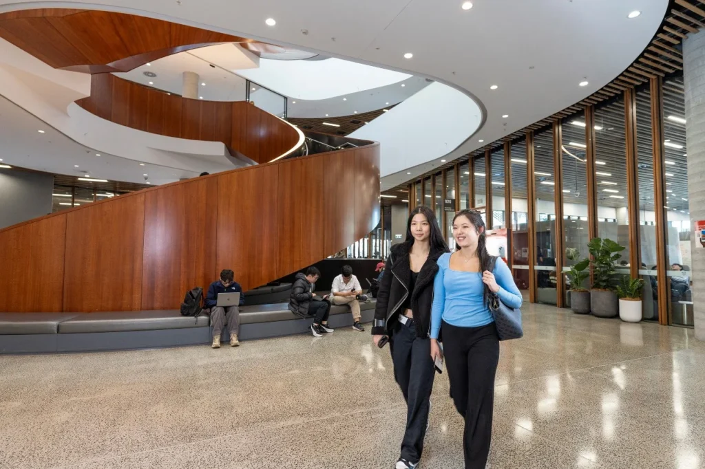 University campus library building in Sydney