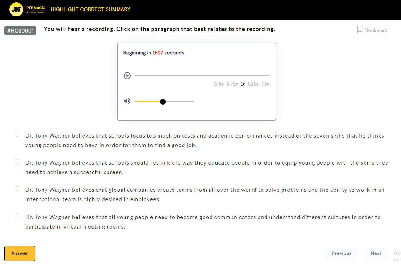 Highlight Correct Summary
