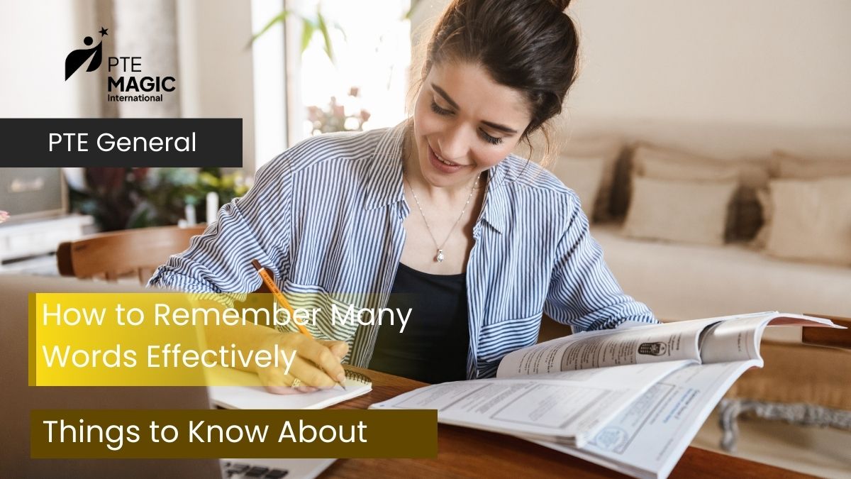 How to Listen & Remember Many Words In a PTE Test