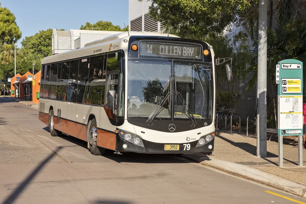 Public bus in Darwin - Northern Territory public transport