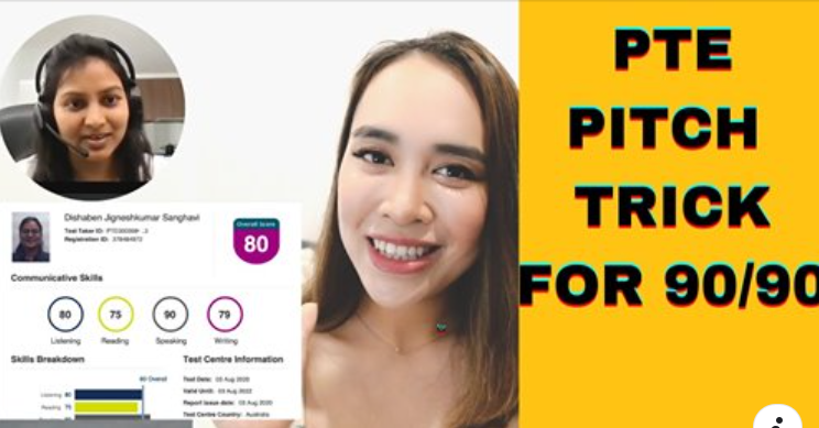 PTE Pitch Trick and Get 90 Speaking