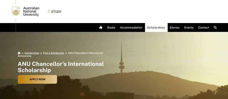 ANU Chancellor?s International Undergraduate Scholarships