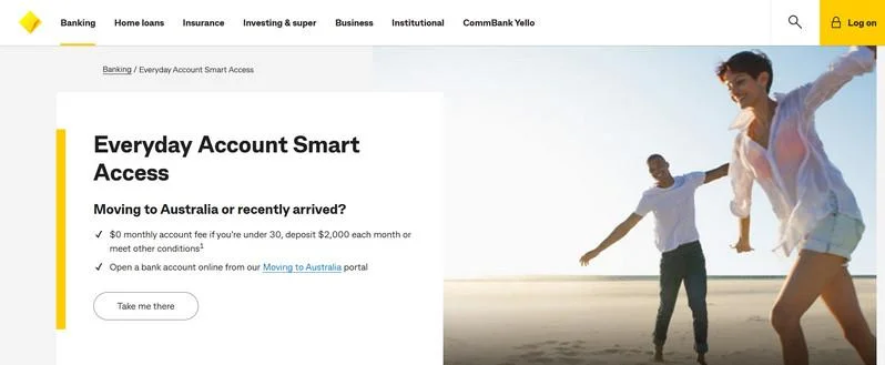 Commonwealth Bank - Everyday Smart Access account 